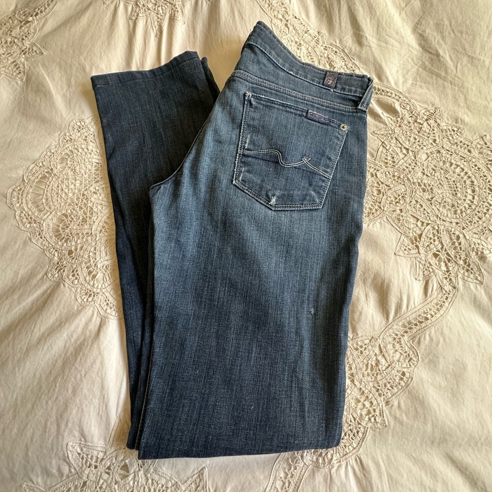 7FAM Roxanne Dark Distressed sz 26